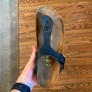Birkenstock Gizeh sandal worn twice